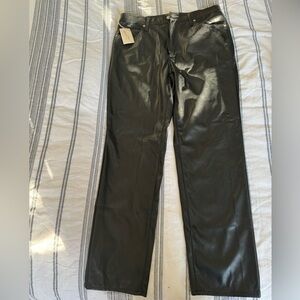 NWT Leather pants, size 14 Universal Thread